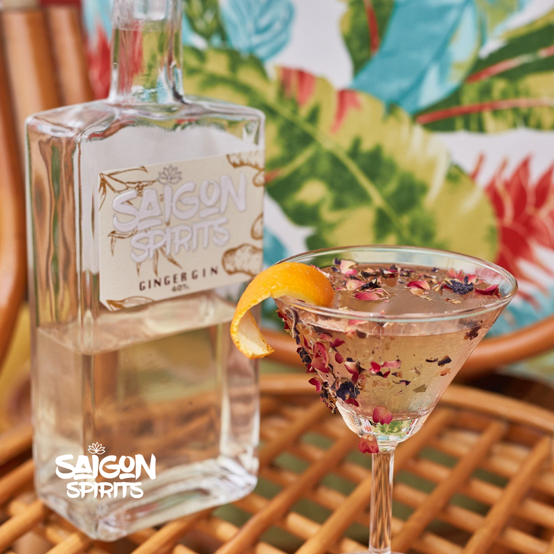 Saigon Spirits Ginger Lemongrass Gin