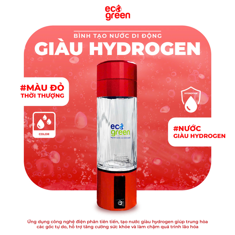 Bình tạo nước di động Hydrogen