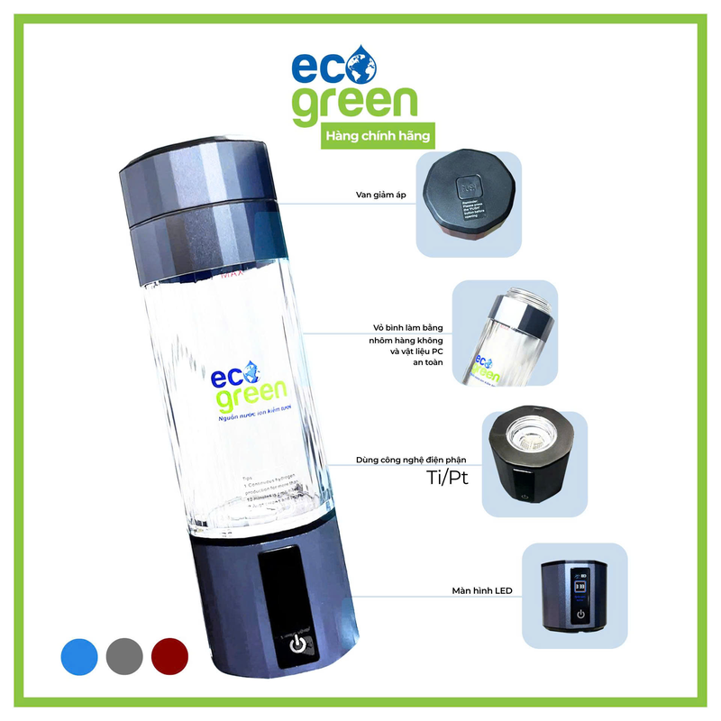 Bình tạo nước di động Hydrogen