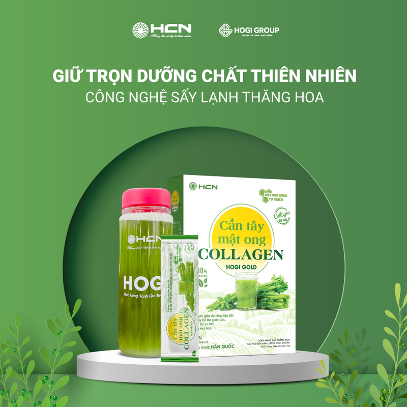 CẦN TÂY MẬT ONG COLLAGEN