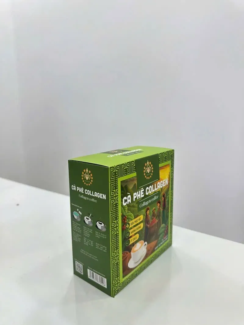 Cà phê collagen - Hỗ trợ làm đẹp da, giảm cân ( Hộp 10 gói / 20gr)