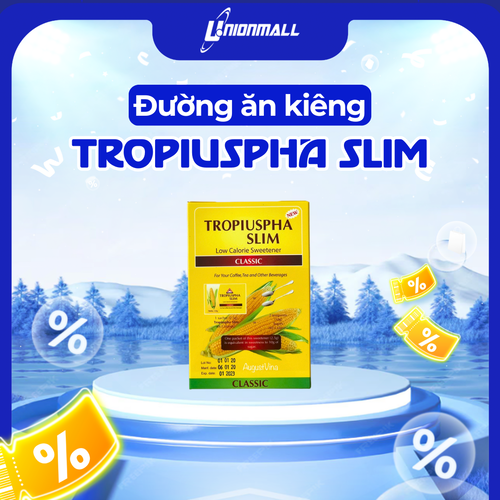 ĐƯỜNG BẮP ĂN KIÊNG TROPIUSPHA SLIM ( HỘP 80 GÓI)