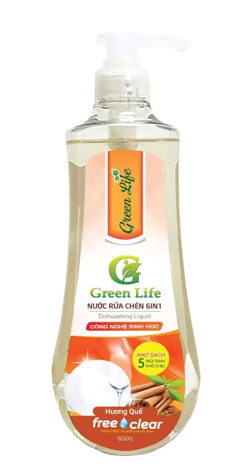 Nước rửa chén hương 800ml Quế