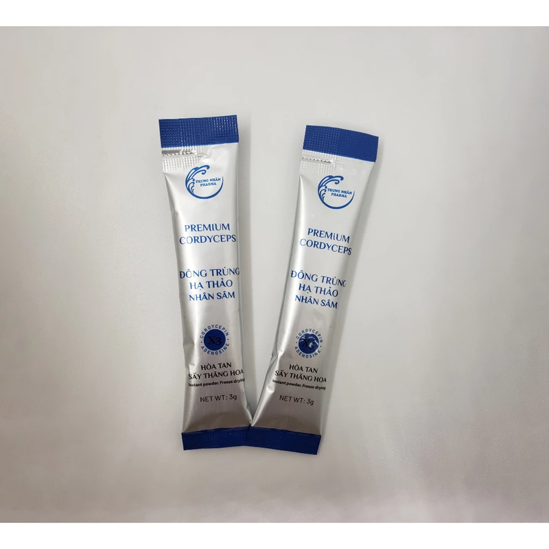 Đông Trùng Hạ Thảo Nhân Sâm - Hòa Tan Sấy Thăng Hoa 60g (20gói x 3g)