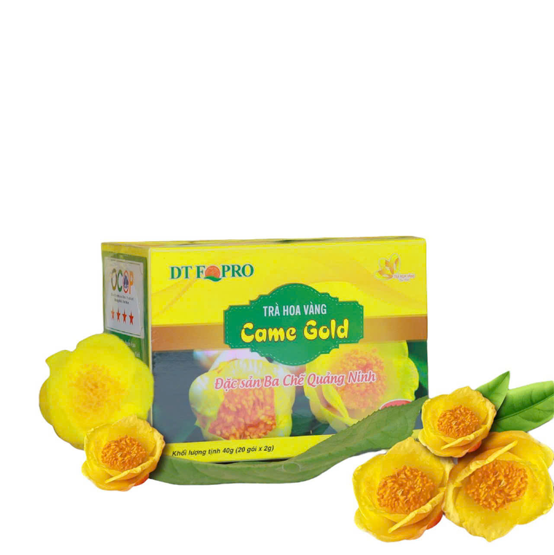 Trà Hoa vàng CameGold 40gr  ( 20 Túi Lọc )