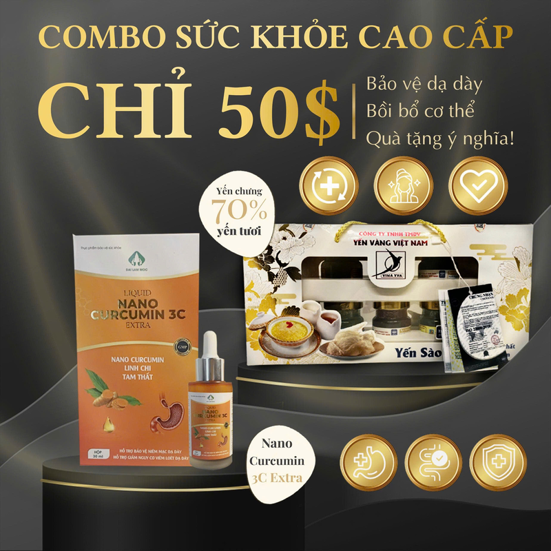 COMBO 50$ CHĂM SÓC SỨC KHỎE CAO CẤP