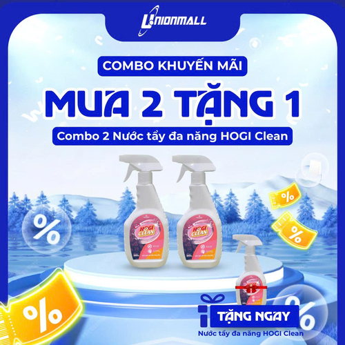 COMBO 2 TẶNG 1 NƯỚC TẨY ĐA NĂNG HOGI CLEAN 500ML