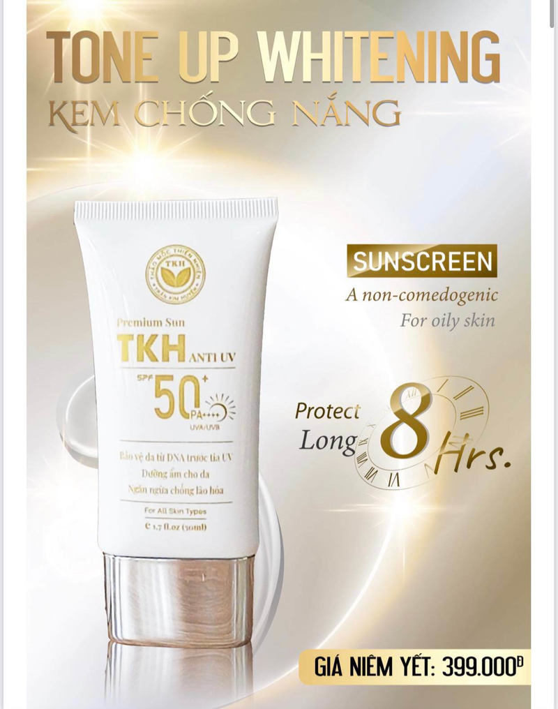 Kem chống nắng thế hệ mới TKH – Premium Sun TKH Anti UV++++