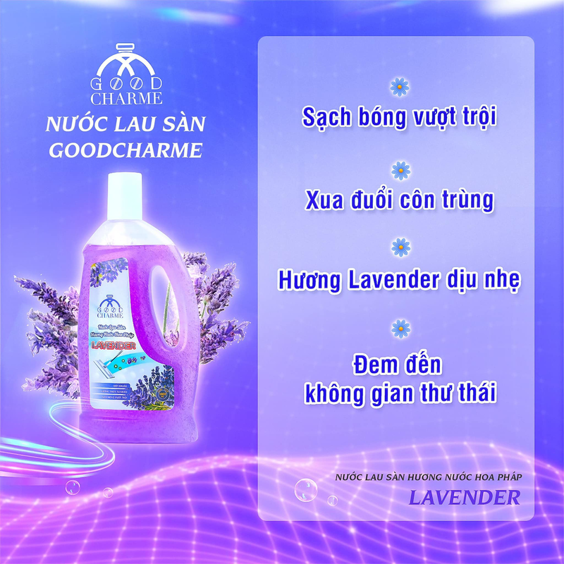Nước lau sàn GoodCharme Lavender (hương oải hương)