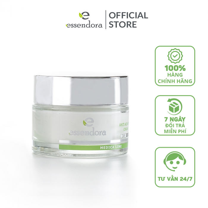 Anti Acne BHA Cream 50 ml - Kem trị mụn dành cho da dầu da nhờn 95,3% chiết xuất từ thiên nhiên