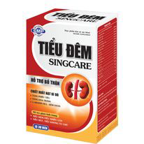 Thực phẩm bảo vệ sức khỏe Tiểu đêm Singcare - Hỗ trợ bổ thận, giảm triệu chứng tiểu đêm, tiểu nhiều lần, tiểu rắt - Lọ 60 viên