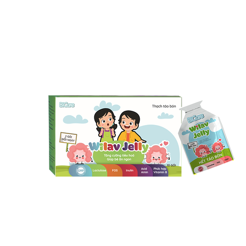 Thạch Táo Bón Wilav Jelly Tăng Cường Hệ Tiêu Hóa, Hết Táo Bón, Bé Ăn Ngon