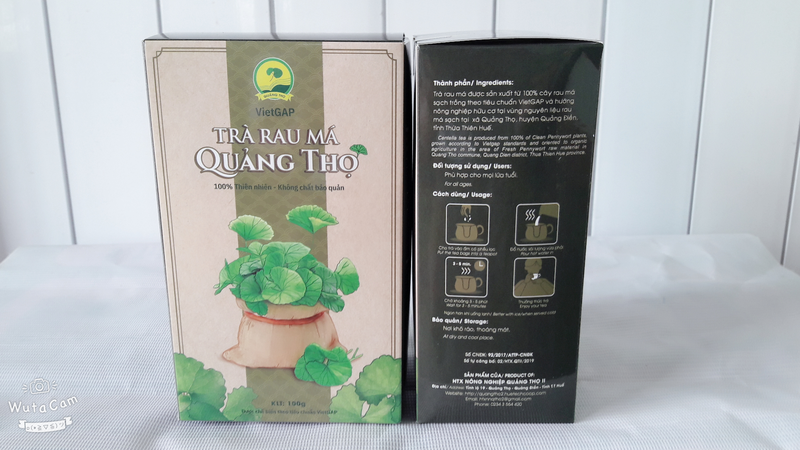 Trà rau má Quảng Thọ sao khô (hộp 100gam)