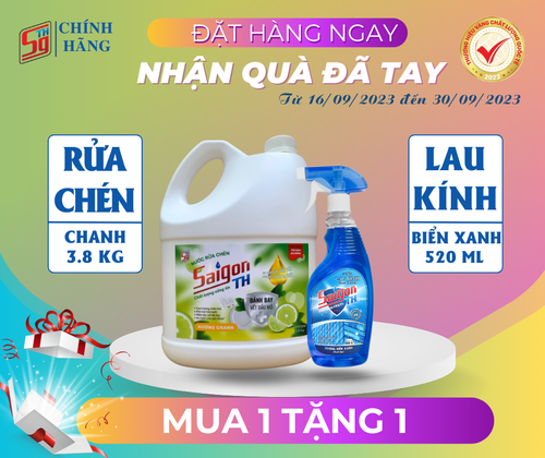 Nước rửa chén saigon th 3.8kg hương chanh
