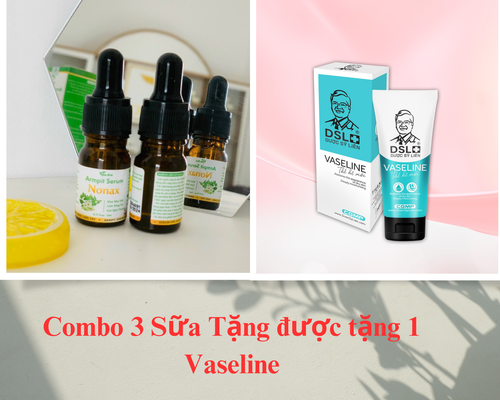 Combo 3 Chai Serum Nonax Khử Mùi Cơ Thể - Tặng Kèm 1 Vaseline 59K