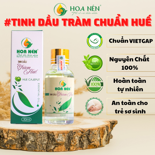 Tinh dầu tràm Huế nguyên chất 10ml Hoa Nén