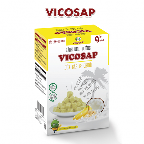 [CHO BÉ] Bánh Vicosap - Dừa Sáp & Chuối [18g]