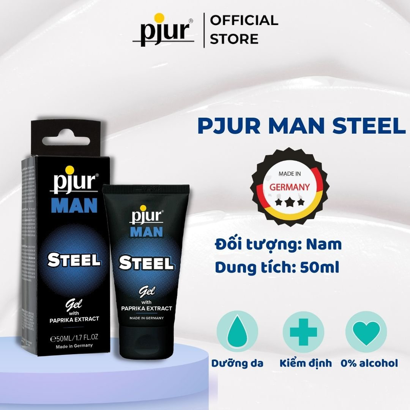 Gel dưỡng Pjur Man Steel 50 ml