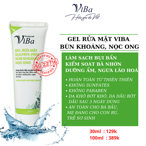gel-rua-mat-sunfate-free--bun-khoang-noc-ong-viba-30ml