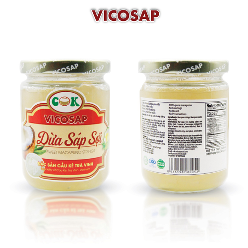 Dừa Sáp Sợi Vicosap 220ml