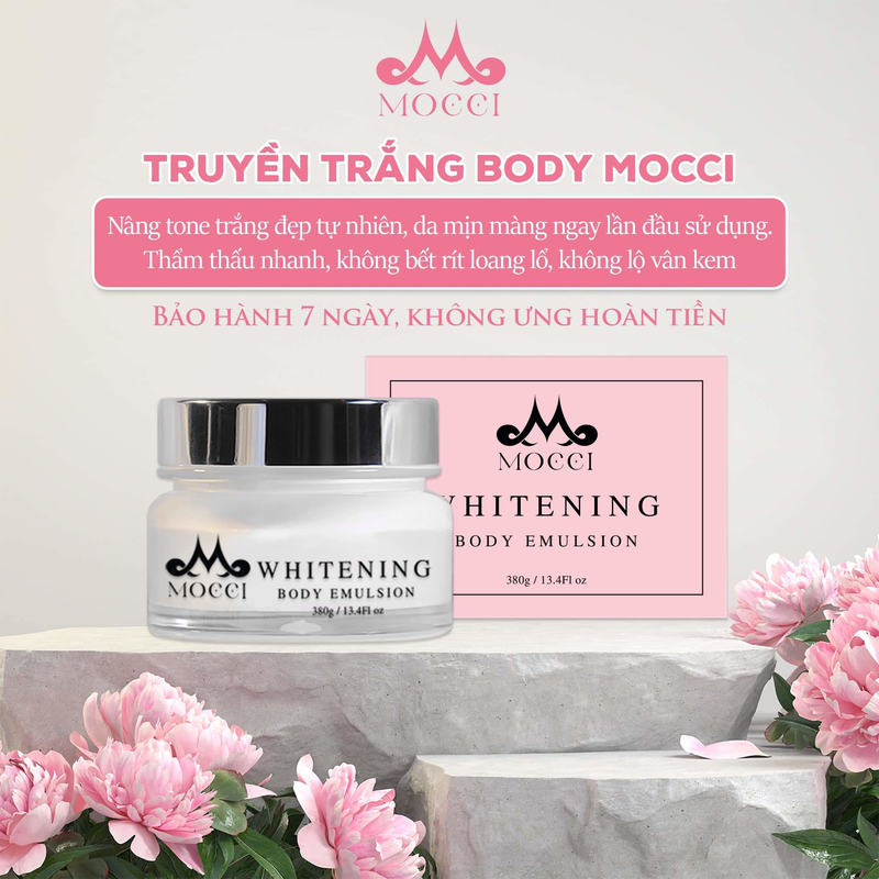 Kem body truyền trắng Mocci