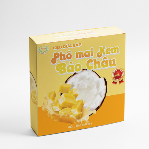 Kẹo Dừa Sáp Phô Mai Kem Bảo Châu 50g