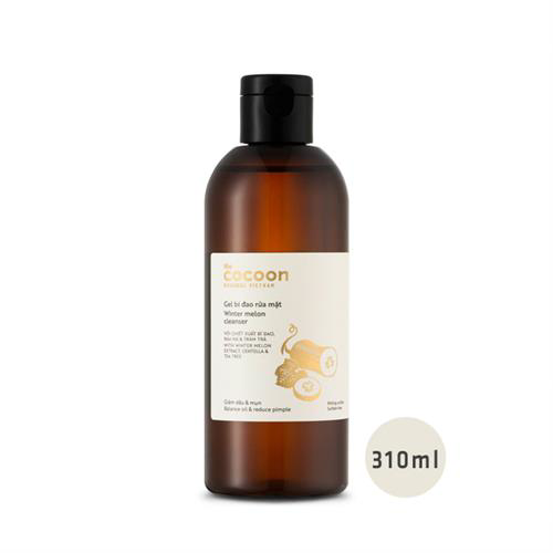 Gel bí đao rửa mặt Cocoon 310ml thuần chay giúp làm giảm và sạch mụn ẩn