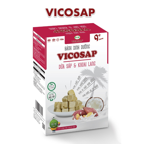 [CHO BÉ] Bánh Vicosap - Dừa Sáp & Khoai Lang [18g]