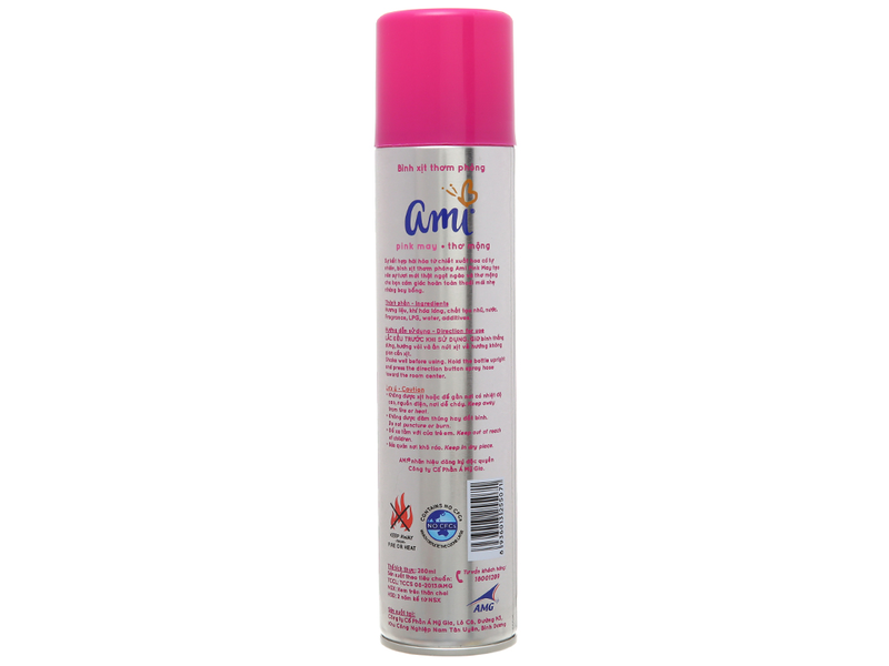 Xịt phòng Ami pink may thơ mộng 280ml