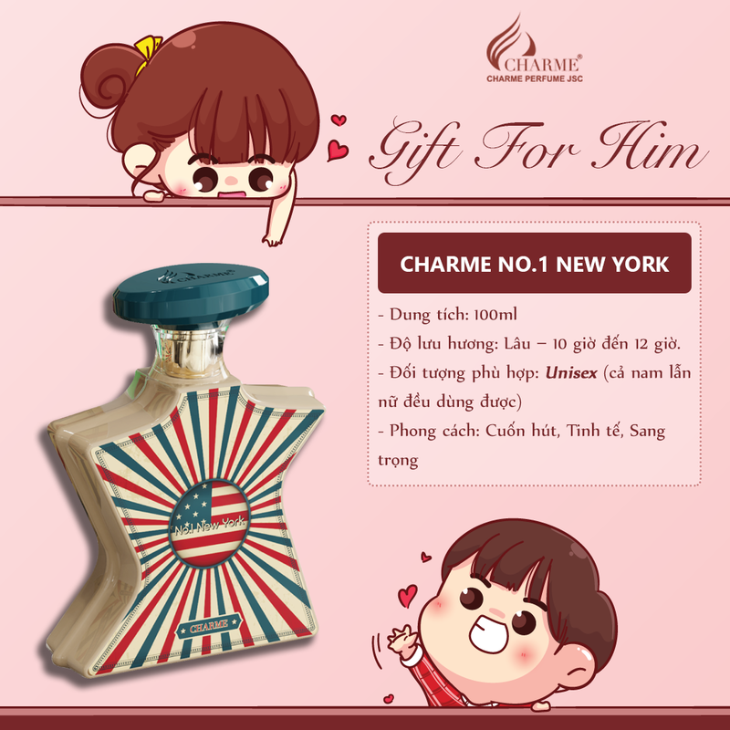 Nước Hoa Charme No.1 New York Small Size 15Ml