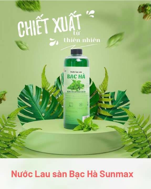 NƯỚC LAU SÀN SUNMAX BẠC HÀ(1L)