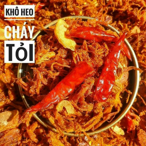 Khô heo cháy tỏi - 250g