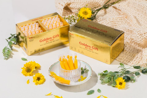 Tinh nghệ nano Curcumin Golden Gift Plus Dmr Hàn Quốc Hộp 60 tuýp