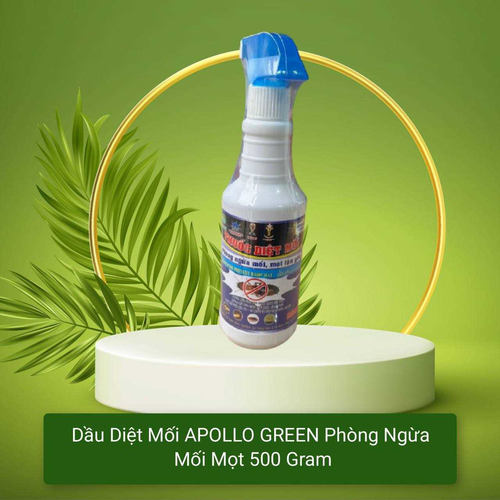 Dung Dịch Dầu Diệt Mối APOLLO GREEN Phòng Ngừa Mối Mọt 500 Gram