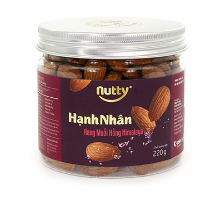 Hạnh nhân rang muối hồng Himalaya Nutty