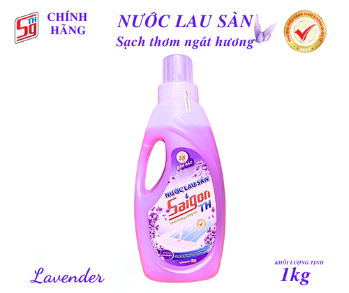 Nước lau sàn Saigon TH 1kg hương Lavender