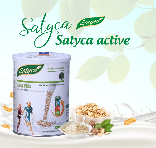 Sữa Yến Mạch Satyca Active  - Dành cho người tập thể thao