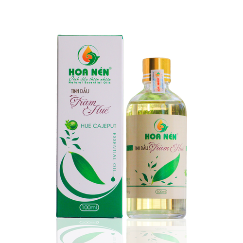 Tinh dầu tràm NGUYÊN CHẤT 100ml - Hoa Nén [TẶNG chai 10ml] - Tránh gió, phòng cảm lạnh