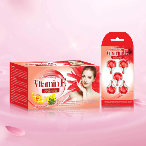 Viên Bôi Dưỡng Da VITAMIN E Natural