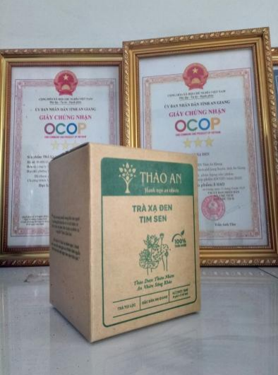 Trà xạ đen tim sen Thảo An 54gr