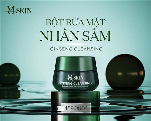 Bột rửa mặt nhân sâm & nhuỵ hoa nghệ tây MQ SKIN