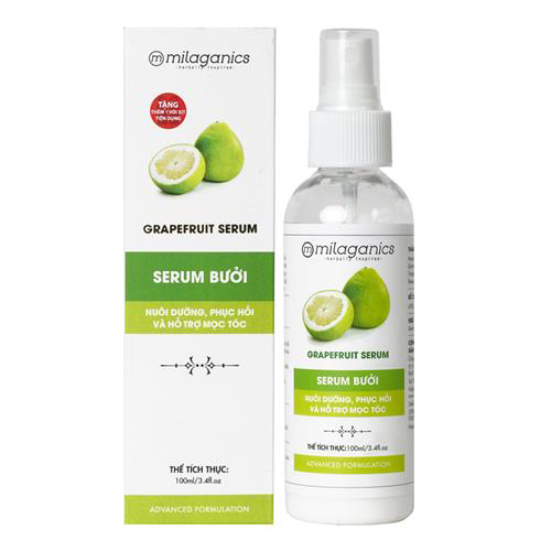 Serum bưởi Milaganics 100ml kích thích mọc tóc