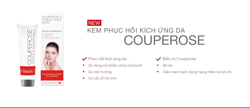 Kem phục hồi kích ứng da Couperose