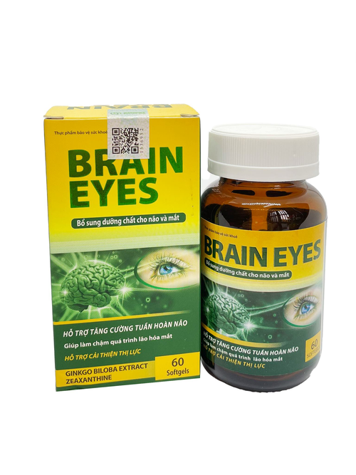 Thực Phẩm Bảo Vệ Sức Khỏe BRAIN EYES Bổ Sung Dưỡng Chất Cho Não Và Mắt