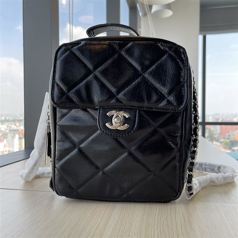 img-review-Túi xách Chanel vuông da bóng cao cấp