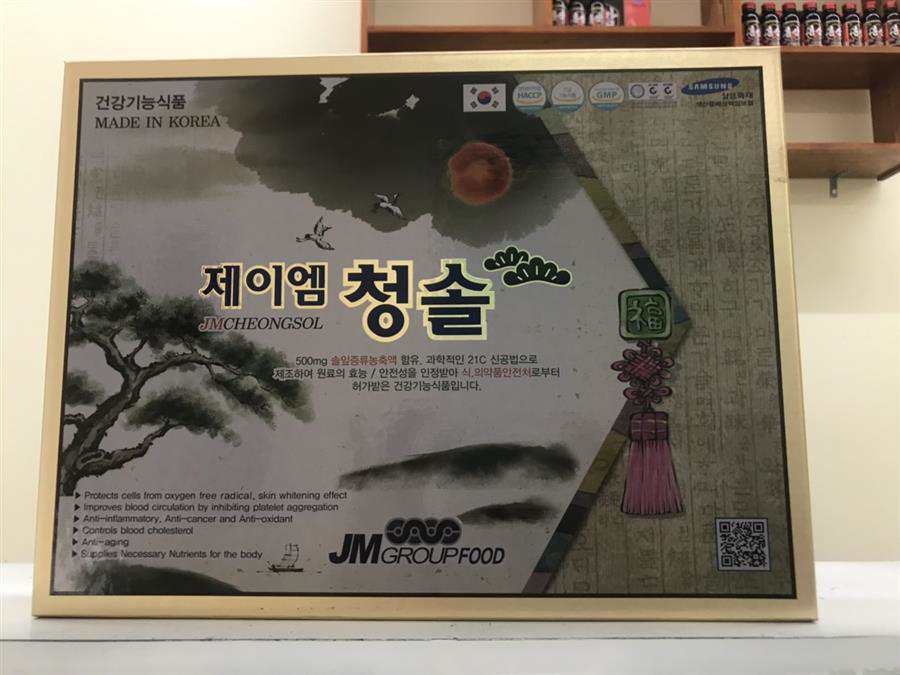 img-review-Tinh dầu thông đỏ JM CHEONG SOL