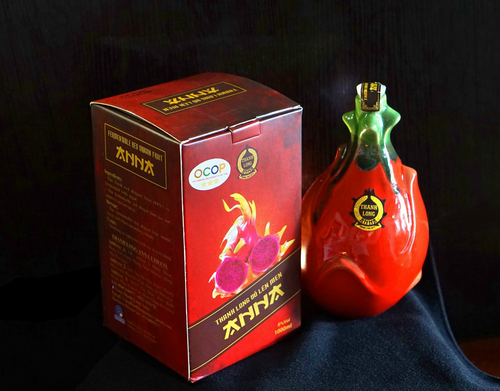 THANH LONG RUỘT ĐỎ LÊN MEN( bình sứ 1000ML)