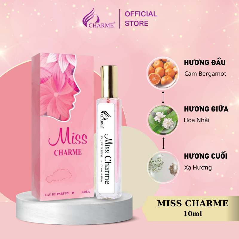 Nước hoa nữ Charme Miss Charme 10ml