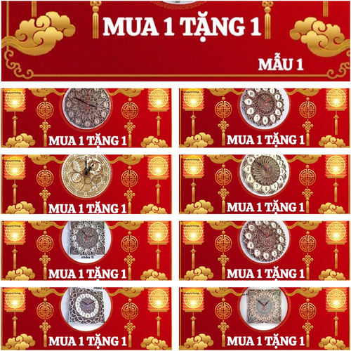 (MUA 1 TẶNG 1)ĐỒNG HỒ TRANG TRÍ KIỂU MADALA NHIỀU MẪU TẶNG 1 BỘ ĐỒ CHƠI XẾP HÌNH (TẶNG KÈM MÀU NƯỚC VÀ CỌ VẼ )