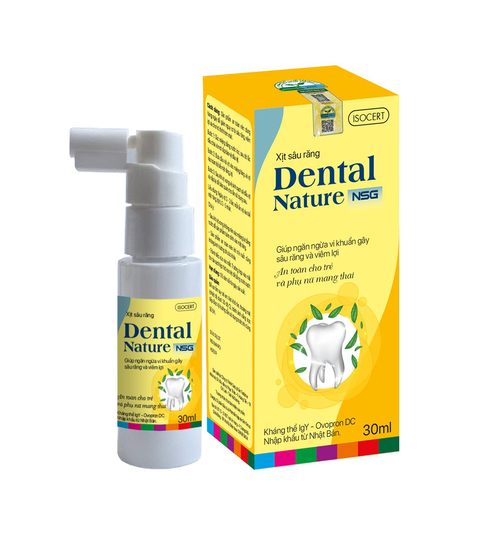 Xịt miệng sâu răng Dental Natuare